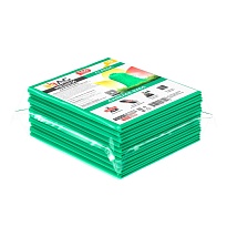 Мешки для мусора 160 л, зеленые, в пачке 10 шт., ПВД, 40 мкм, 900х1100 мм, i-Bag в Стерлитамаке