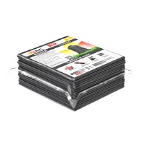 Мешки для мусора 160 л, серые, в пачке 10 шт., ПВД, 40 мкм, 900х1100 мм, i-Bag в Стерлитамаке