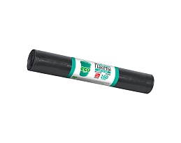 Мешки для мусора 160 л, черные, в рулоне 10 шт., ПВД, 25 мкм, 1100х800 мм, GRIFON, 101-031 в Стерлитамаке
