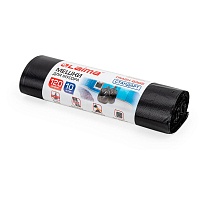 Мешки для мусора 120 л, черные, в рулоне 10 шт., ПНД, 14 мкм, 1100х700 мм, LAIMA, 601385 в Стерлитамаке