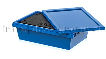 Изотермический контейнер KV 6416 в сборе с крышкой голубой в Стерлитамаке