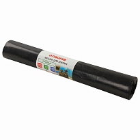 Мешки для мусора 240 л, черные, в рулоне 10 шт., ПВД 50 мкм, 1400х900 мм, LAIMA, 605337 в Стерлитамаке