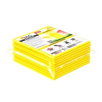 Мешки для мусора 160 л, желтые, в пачке 10 шт., ПВД, 40 мкм, 900х1100 мм, i-Bag в Стерлитамаке