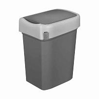 Контейнер для мусора Smart Bin 10 л (серый) 10 серый в Стерлитамаке