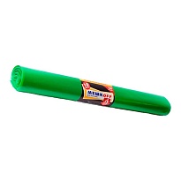 Мешки для мусора 180 л, зеленые, в рулоне 10 шт., ПВД, 50 мкм, 1100х900 мм, МЕШКОFF, 4458 в Стерлитамаке